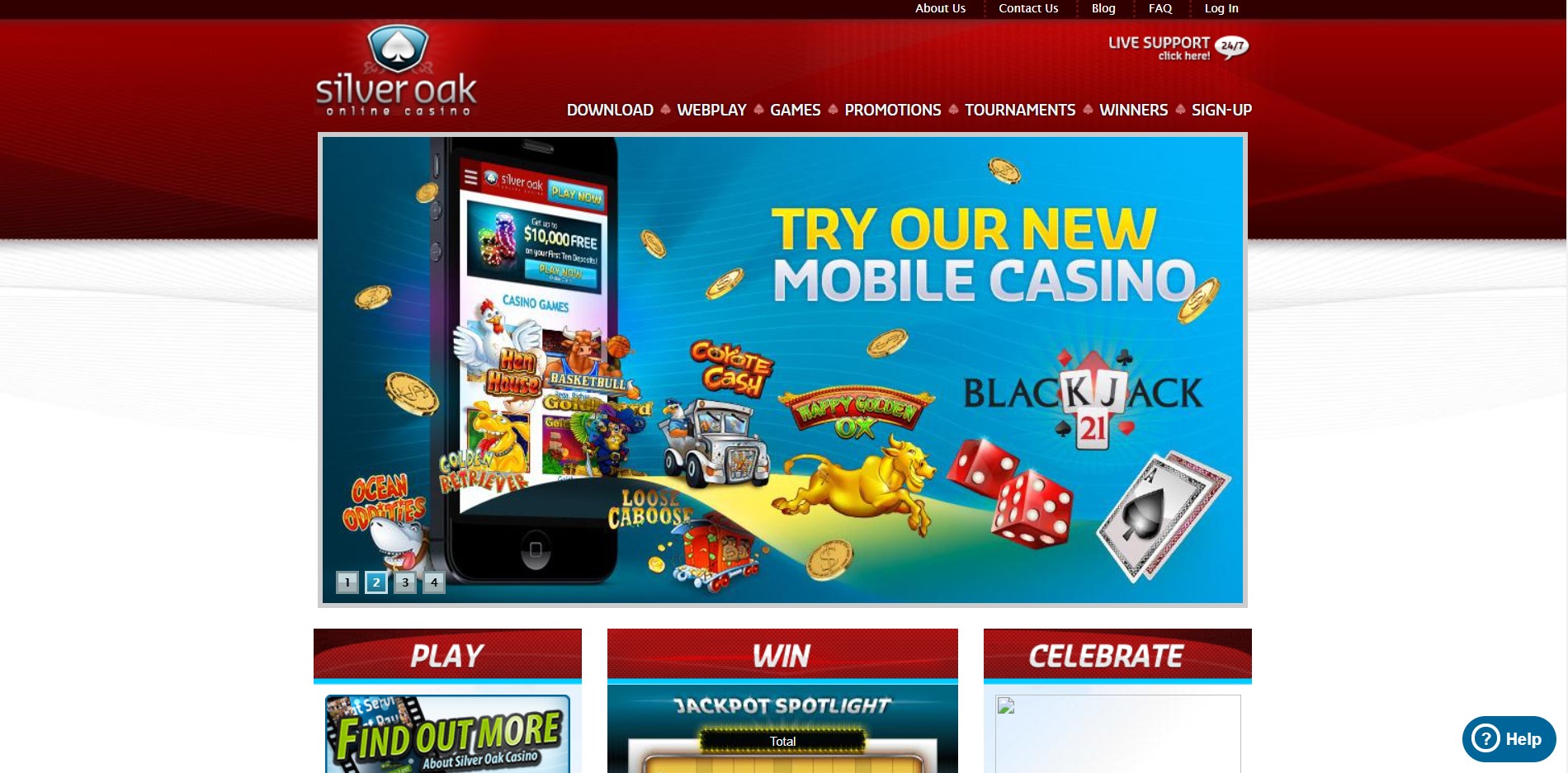 Silver Oak Casino Mobile