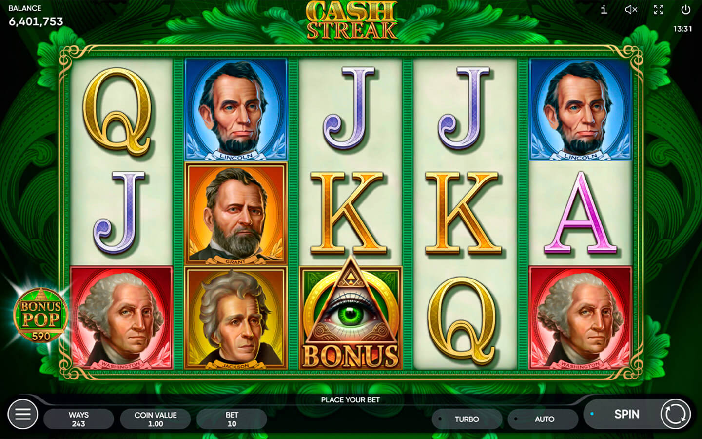 Cash Streak slot