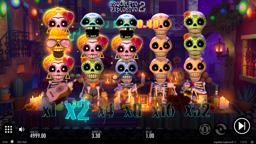 Esqueleto Explosivo 2 slot