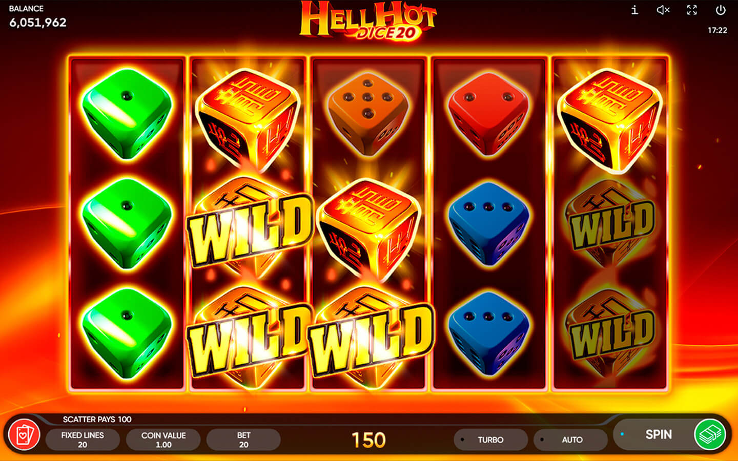 Hell Hot 20 Dice slot