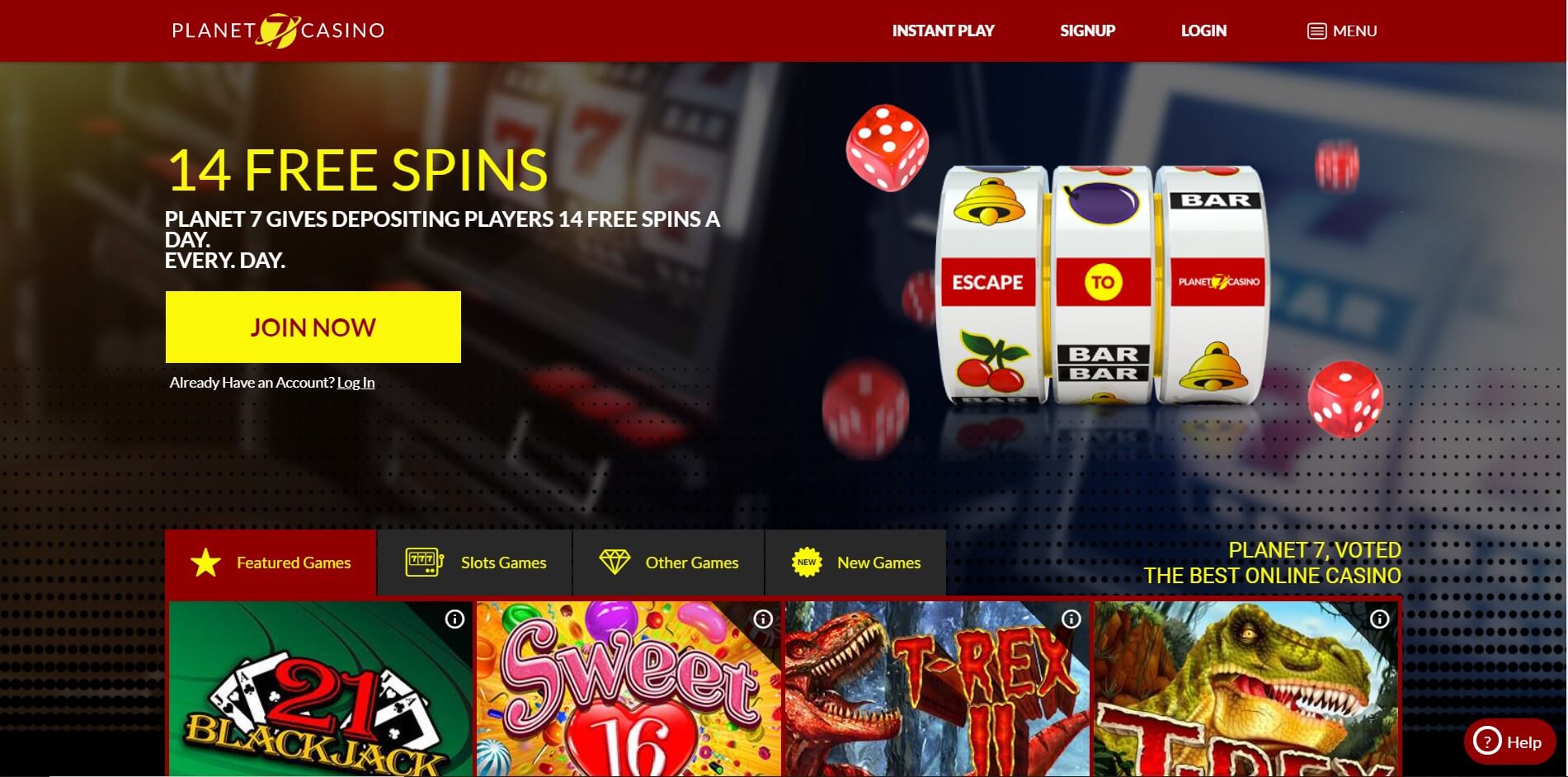 Planet 7 Casino Free Spins