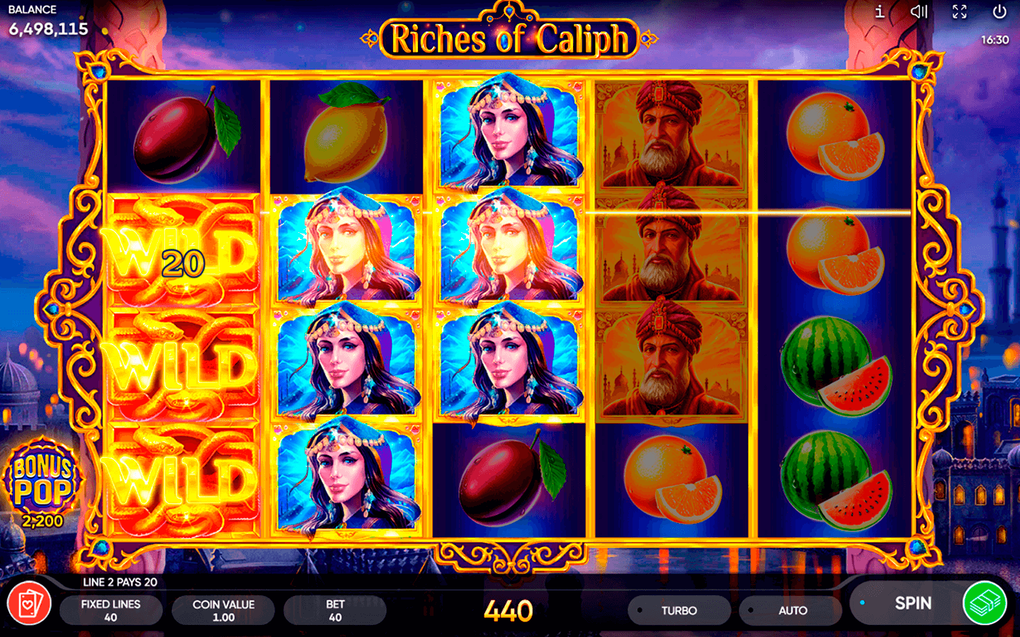 Riches of Caliph slot